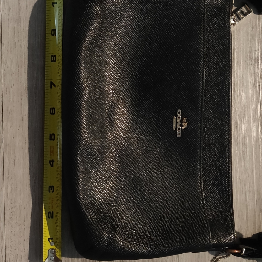 Black Coach crossbody bag